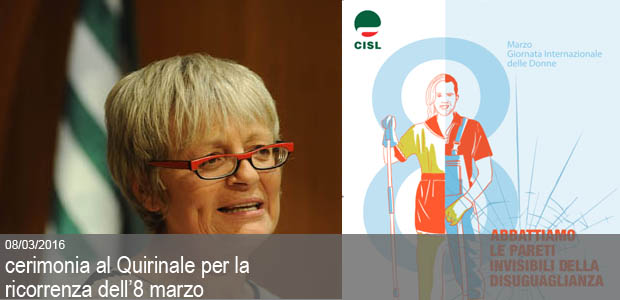 08/03/2016 – cerimonia al Quirinale per la ricorrenza dell’8 marzo