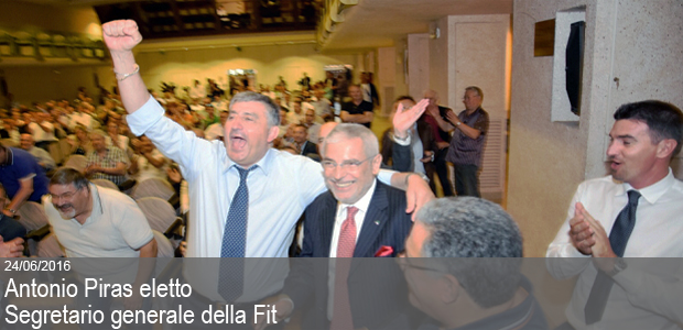 24/06/2016 – Antonio Piras eletto Segretario generale della Fit
