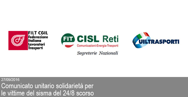 comunicato unitario