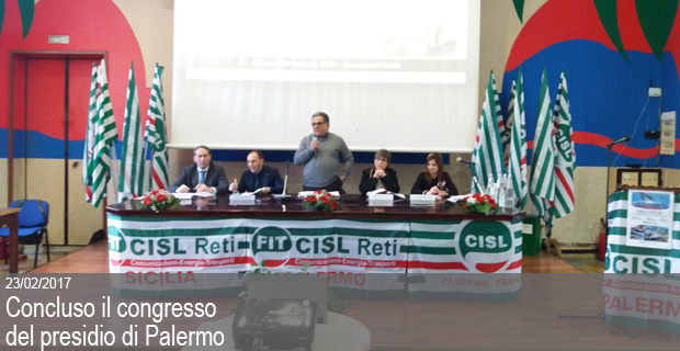 23/02/2017 – concluso il congresso del Presidio di Palermo