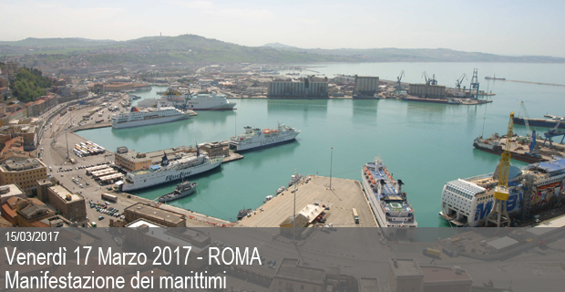 15/03/2017 – Manifestazione dei marittimi – Venerdì 17 Marzo 2017