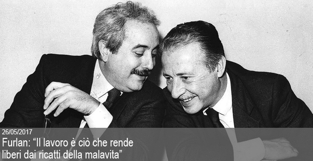 26/05/201 – Venticinquesimo anniversario Capaci, Furlan “Mafia si annida nella povertà. Il lavoro è ciò che rende liberi dai ricatti della malavita”