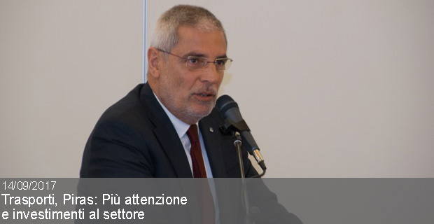14/09/2017 – Trasporti, Piras: Più attenzione e investimenti al settore