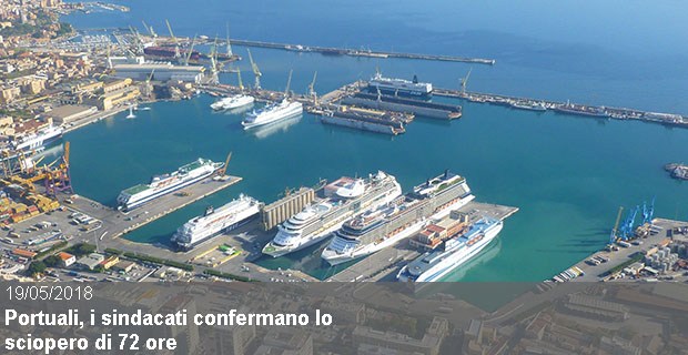 19/05/2018 – Portuali, i sindacati confermano lo sciopero di 72 ore e contestano alla società Caronte & Tourist