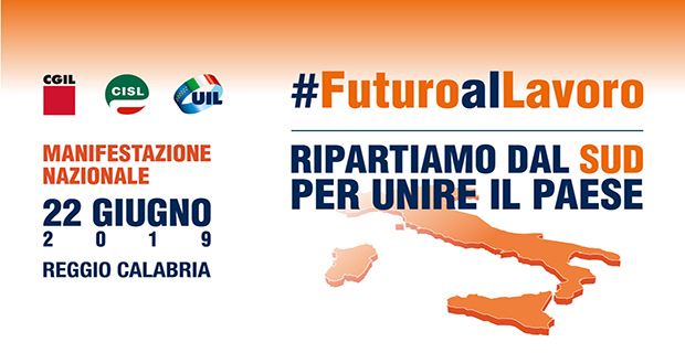Reggio Calabria 22 giugno CGIL CISL UIL