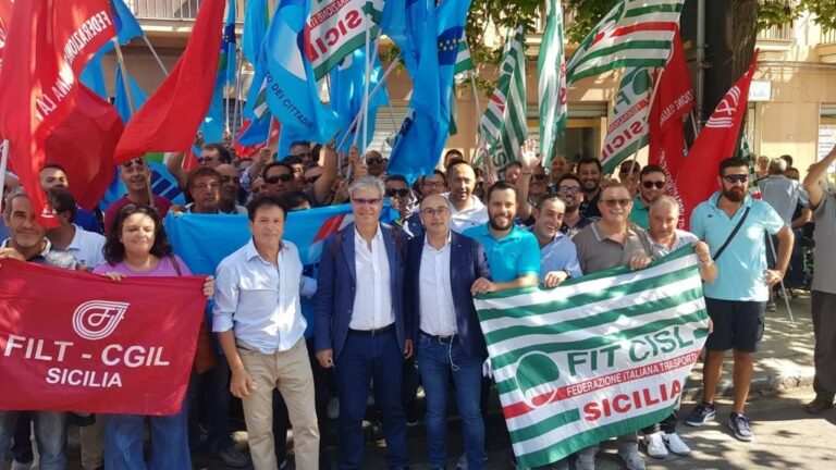 24/07/2019 – SCIOPERO TRASPORTI, IN SICILIA STOP DAL 50% (ANAS) ALL’86% (PORTI)