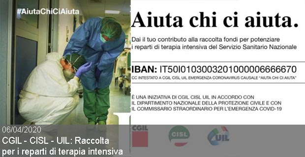 06/04/2020 – raccolto in dieci giorni un milione di euro per i reparti di terapia intensiva