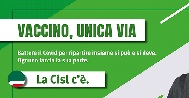30-08/2021 – Parte la Campagna Cisl sui vaccini: “Il nostro impegno per proteggere tutti”