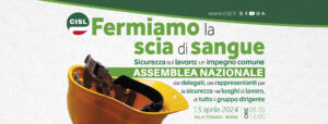02/04/2024 - Sicurezza nei luoghi di lavoro. Il 13 aprile a Roma Assemblea Nazionale dei delegati Cisl. Sbarra: “Una nuova tappa di una marcia che ci ha visti presenti in queste settimane in ogni territorio e in ogni regione, da Nord a Sud”